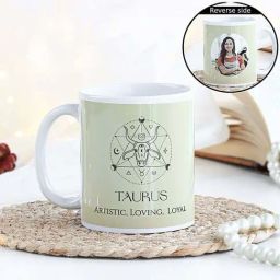 FNP Multicolor Ceramic Taurus Traits Mug (325ml)-image-57