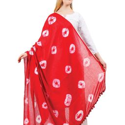 Way2Like Bandhani Printed Pure Cotton Hijab Scarf Wrap Dupatta-picture-16