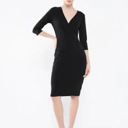 SHOWOFF Black Regular Fit Bodycon Dress-picture-45