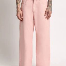 The Bear House Pink Cotton Straight Fit Jeans-image-94