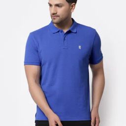 Red Tape Blue Regular Fit Polo T-Shirt-image-63