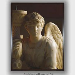 The Art House Cream Candleholder Angel Wooden Framed Canvas Painting Wall Art - 12 x 16 Inch-image-29