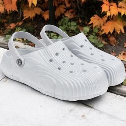 Pampy Angel Men Grey Croslite Clogs-image-15