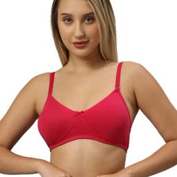 Smarty Pants Pink Cotton Medium Coverage T-Shirt Bra-picture-29