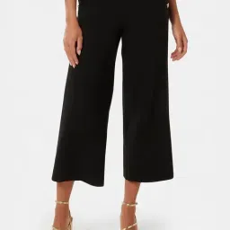 Forever New Black Regular Fit High Rise Culottes-image-54