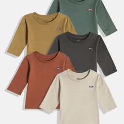 NEXT Boys Pack of 5 Pure Cotton T-shirts-image-61