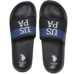 U.S. Polo Assn. Men's BEESLEY 5.0 Black Slides-image-49
