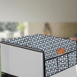 The Furnishing Tree Grey Plastic Refrigerator Cover-picture-0