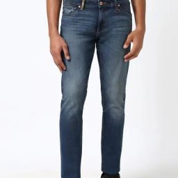 Peter England Blue Cotton Slim Fit Jeans-image-44