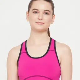 EDRIO Magenta Pink Sports Bra-picture-16