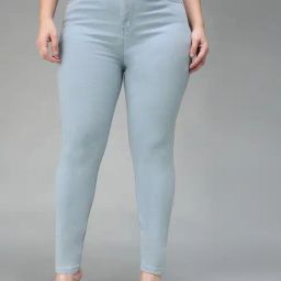 Miss Chase A+ Blue Denim Skinny Fit Jeans-image-80