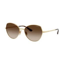Vogue Eyewear In Vogue Brown Irregular Gradient Sunglasses for Women-image-67