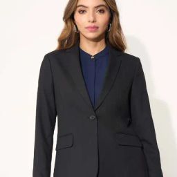 Annabelle By Pantaloons Black Regular Fit Blazer-picture-13