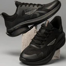 Red Tape Men's Drift+ Series Black Walking Shoes-picture-20