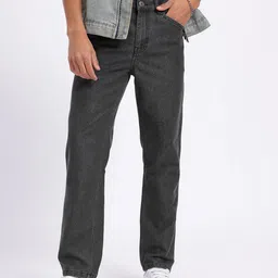 glitchez Men Effortless Denims Mid-Rise Pure Cotton Relaxed Fit Jeans-picture-10