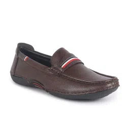 FAUSTO Men Textured PU Casual Loafers-image-60