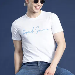 Mast & Harbour Men Typography Printed T-shirt-picture-22