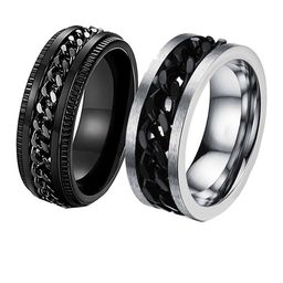 MEENAZ Unisex Set Of 2 Silver-Plated Textured Band Finger Rings-12