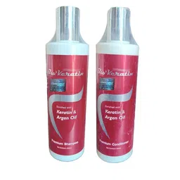 Bio'Keratin Set Of 2 Keratin & Argan Oil Shampoo & Conditioner - 300 ml Each image 1