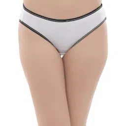 Clovia White Low Waist Bikini Panty-21