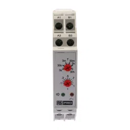 RS PRO Single Function Timer Relay DIN Rail Mount 24 V AC SPDT Model No. 8966829-58