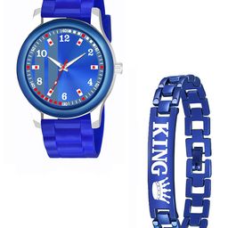 Gopal Shopcart Unisex Dial & Straps Analogue Watch & Bracelet-image-37