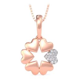 Joyalukkas 18 Kt Gold & Diamond Pendant with Chain-image-24