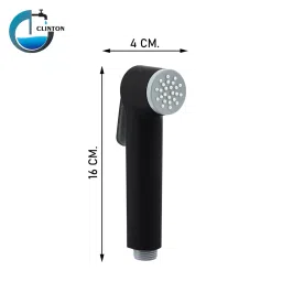 CLINTON Acrylonitrile Butadiene Styrene Chrome Health Faucet Gun with Hose Pipe image 2