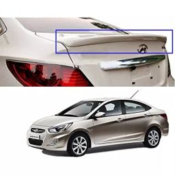 Auto Pearl OE Type Car Spoiler ABS Pure and White Compatible For Hyundai Verna Fluidic, Spoiler_Fluidic_Pure-White-23
