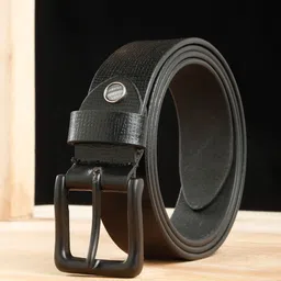 Teakwood Leathers Men Textured Leather Belt-image-47