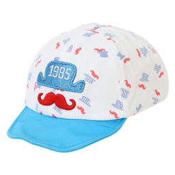 Kid-O-World Moustache & Number Placement Embroidered Cap - Blue-image-35