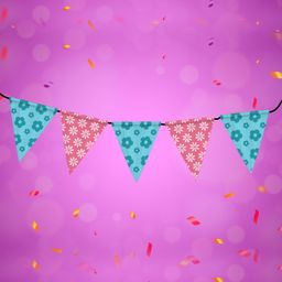 Right Gifting Sustainable Celebration Pennants Flag Banner - Multicolour-image-6