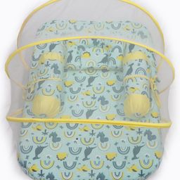 Kradyl Kroft 5 Pc Baby Bedding Set with Mosquito Net for Infants-Teal D-image-97