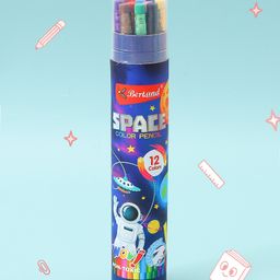 Free Size Colour Pencils Pack of 12 - Multicolor-26