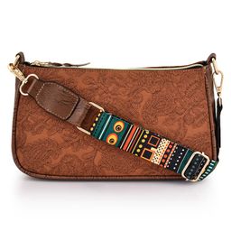 lycheebags bags Women Pu Croco Finish Tan Sling Bag-picture-20