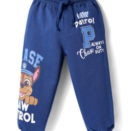 Babyhug Cotton Looper Knit Full Length Lounge Pant with Paw Patrol Print - Navy Blue-picture-14