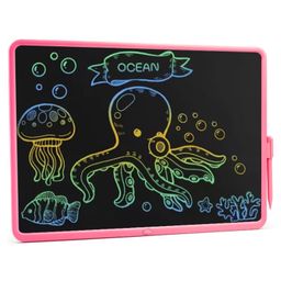 YAMAMA 15 Inch Chargeable Lcd Writing Tablet Kids Erasable Notepad Handwriting Digital Writing Pad Learning And Educational LCD Drawing Board For Kids - Multicolor-image-52