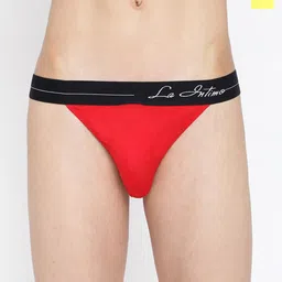 La Intimo Pack Of 2 Mid-Rise Anti-Bacterial Thong Briefs LITH010B-picture-48