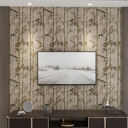 Jaamso Royals Green & Brown Printed Waterproof Heat Resistant Self Adhesive Wallpaper-image-32