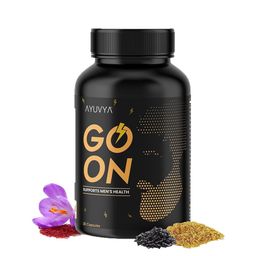 Ayuvya Go-On Ayurvedic Tablets With Swarna Bhasma & Saffron-30 Capsules-48