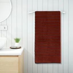 SPACES Orange Cotton Bath Towel-image-34