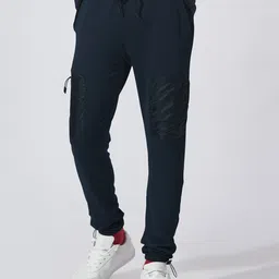 Maniac Men Mid-Rise Slim-Fit Joggers-image-48