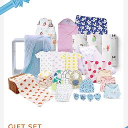 Moms Home Infant Pack of 40 Multi Baby Apparel Gift Set-image-39