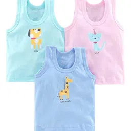 NEW TRINATH HOSIERY Kids Pack Of 3 Printed Cotton T-Shirts-28