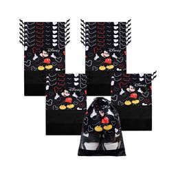 YK Black & Yellow 18 Pieces Disney Mickey Printed Shoes Organisers-image-58