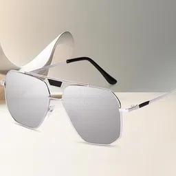Arzonai Unisex Black UV Protected Lens Plastic Sunglasses-image-79