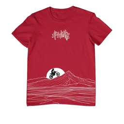 TeeSlix Unisex Red Tshirts-9
