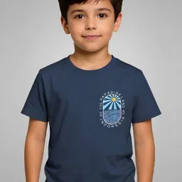 REYA Boys Pack of 2 Graphic Printed Round Neck Cotton T-shirts-picture-39