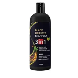 CHIWA 3 In 1 Hair Dye Shampoo - 100 ml - Black-picture-3