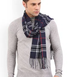 Cazzano Men Checked Acrylic Mufflers-image-93